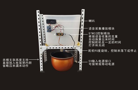 （铜奖）高精确度语音智能米桶