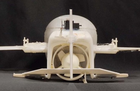 （银奖）固定翼飞机式水下无人潜航器